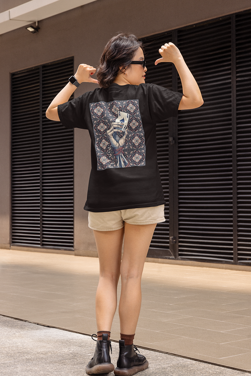 HAND OF FATE OVERSIZED T-SHIRT | Unisex | Rodeo Vol.1 | Caliber Wardrobe